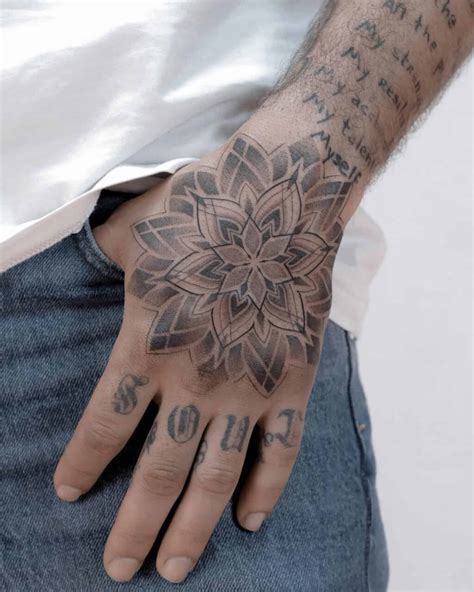 round boys hand tattoo|hand tattoos for men.